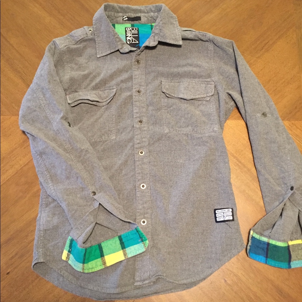 Billabong long sleeve button up